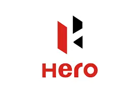 Hero MotoCorp Ltd logo featuring a bold stylized H in red and black